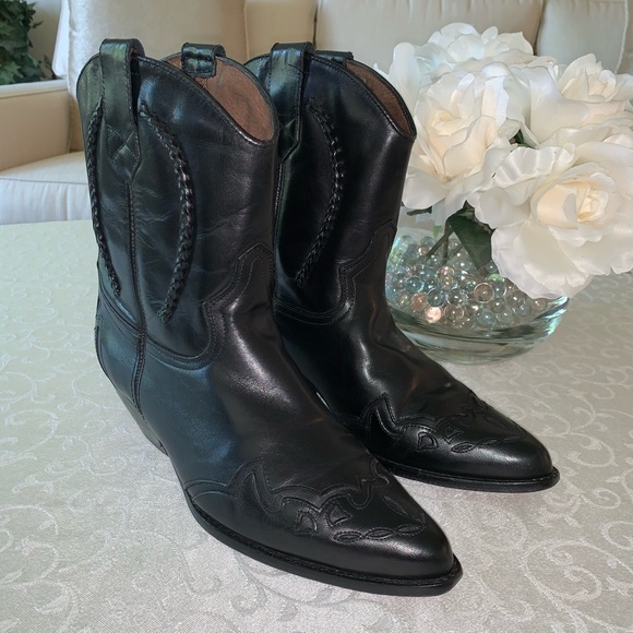 Guess by Marciano Shoes - Guess by Georges Marciano Leather Western Boots